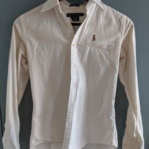 Ralf Lauren slim fit white button down
